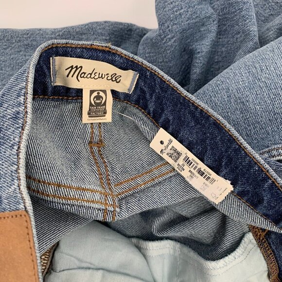 Madewell Perfect Vintage Jean high rise ankle tapered leg mom denim new 32 - Picture 5 of 6